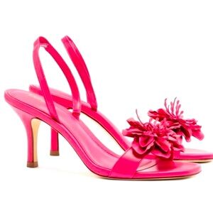NEW Larroude Hibiscus Slingback Sandal